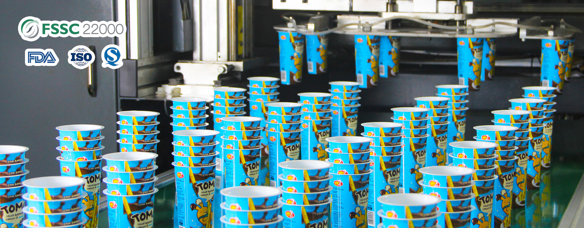 Automatic IML with Integrated Palletizing System