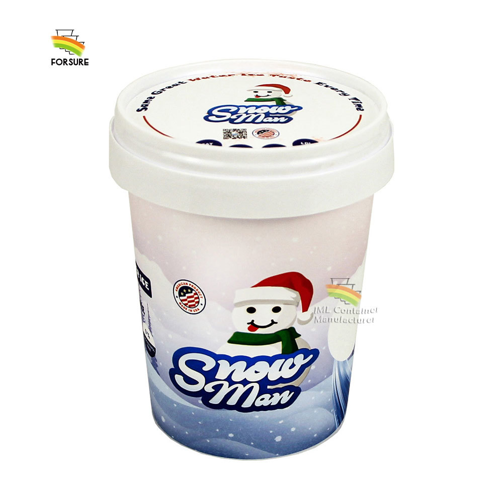 530ml Tamper-Resistant IML Ice Cream Container – Cheese & Jam Container