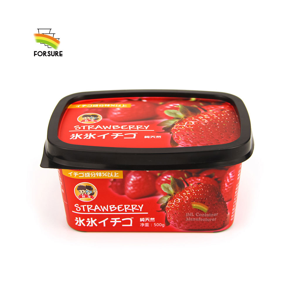 Certainly customized plastic containers for butter, cheese, and jam