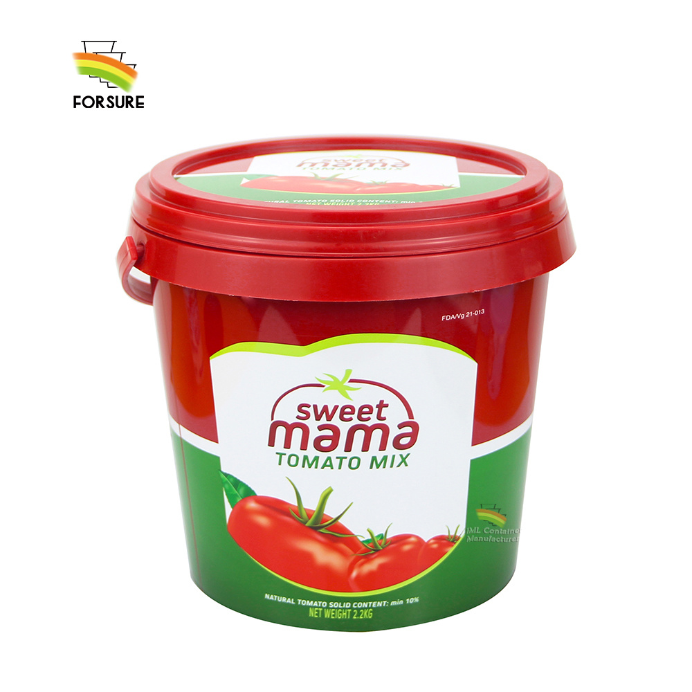 In-Mold Labeling Tomato Sauce Container IML Jam Jar